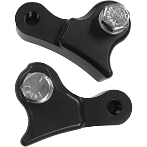 Pingel Rear Shock Lowering Bracket Kit - Black - '02+ FL