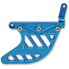 Powerstands Racing Rear Disc Guard - Blue 07-04100-25