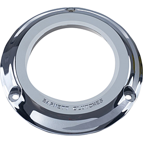 Derby Cover - Clear Chrome - Big Twin 3433043090
