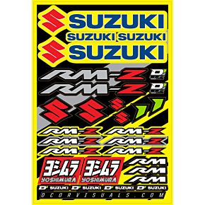Decal Sheet - Suzuki RM-Z 40-40-100