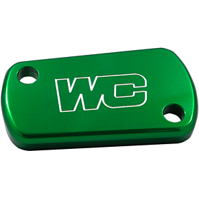 Rear Billet Brake Cover - Green - Kawasaki/Suzuki 21-618