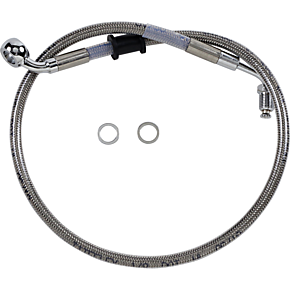 Brake Line - +2" - Stainless Steel - '18-'21 Softail 1741-5813