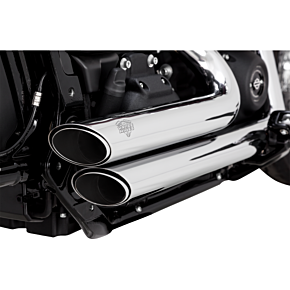 Shortshots Staggered Exhaust System - Chrome 17333