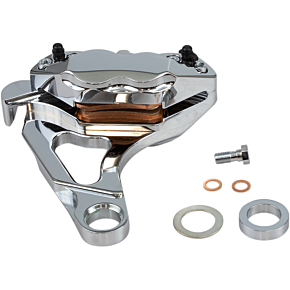 Hawg Halters 4-Piston Caliper - Rear - Chrome RKSTCC508A