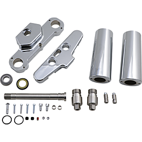 Hawg Halters X23 Bolt-On 6° Triple Tree Kit - Chrome - 26" - '00-'17 41FBCR6