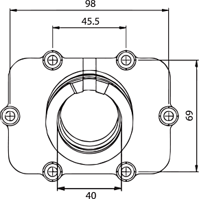 Kimpex Carburetor Flange - Ski-Doo 301753