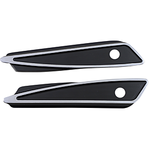  Saddlebag Hinge Cover - Ripper - Black C1810-B
