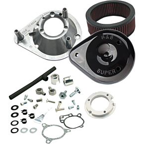 Ss Cycle Teardrop Air Cleaner - Black - '17 Softail 170-0312B