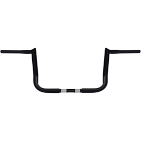 Wild 1 Handlebar - Bagger - Hooked - 10" - Black WO590B