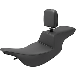 Tour Step-Up Seat - Rider Backrest - Plain - FL '97-'07 897-07-194BR