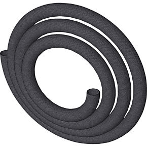 Synthetic Winch Rope Sheath - Black - UTV UTV-RPS