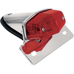 Taillight - Chrome Bracket - Red Lens 62-21521