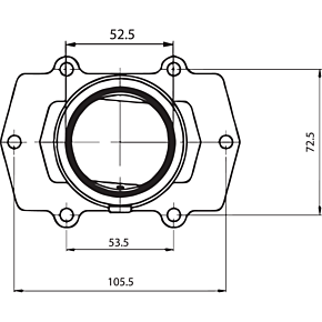 Kimpex Carburetor Flange - Arctic Cat 104579