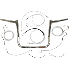 Magnum Handlebar Kit - Viking - 12" - Sterling Chromite II® 38884-412