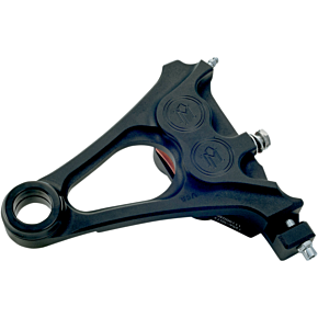 Performance Machine Pm 4-Piston Caliper - Rear - Black Ops™ - 08-14 Softail 1256-0077-SMB