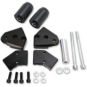 Powerstands Racing Frame Sliders - Black - Honda 03-00921-02