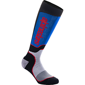 Youth MX Plus Socks - Black/White/Blue/Red - Medium/Large 4742324-1226-ML