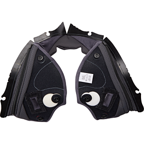 Pista GP RR Cheek Pads - Gray/Cyan - Medium 201850005623GM