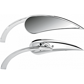Mirror - Micro - Rad 2 - Side View - Teardrop - Chrome - Left 13-410