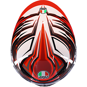 K6 S Helmet - Reeval - White/Red/Gray - 2XL 2118395002-023-XXL