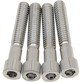 Transmission Side Smooth Bolt Kit - Chrome - M8 2401-0980
