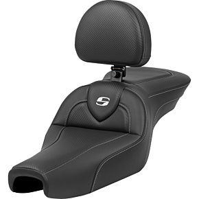 Roadsofa™ Seat - with Backrest - Carbon Fiber - XL '04-'22 807-11-185BR