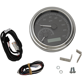 Dakota Digital MXV Series Analog Gauge System - Black/Gray/Chrome MVX-2011-KG-C