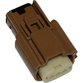 Namz Molex MX 150 Connector - 3 Pin Female - Brown NM-33471-0303