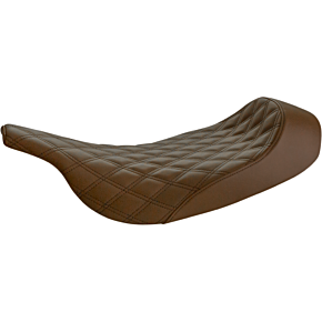 Saddlemen Renegade Solo Seat - Lattice Stitched - Brown 897-07-002BLS