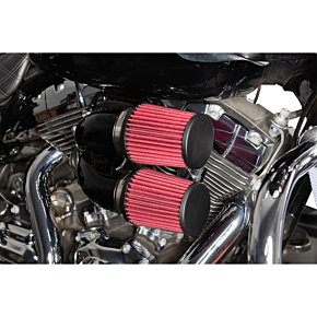 Ss Cycle T/I Air Cleaner - Black - Twin Cam 170-0637A