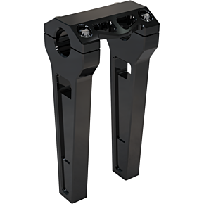 Risers - Straight - 8" x 1-1/4" - Black Anodized LA-7480-08B
