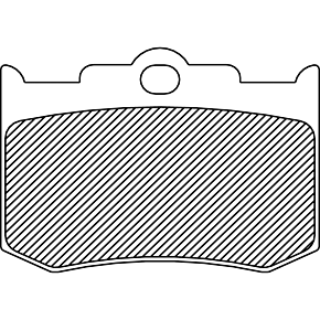 Organic Brake Pads - PM Caliper 1720-0208