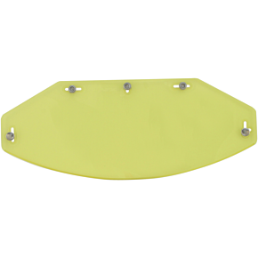 Vintage 5-Snap Shield - Flat - Yellow 0131-0074