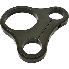 1.25" T-Bar Single Gauge Mount - Gloss Black - For 2.375/2.4" Mini Gauge 2201-0202