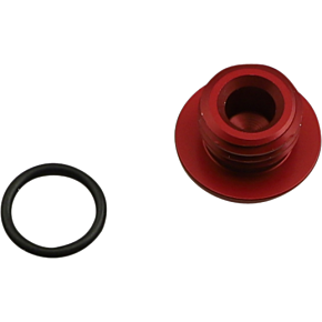 Aluminum Oil Filler Plug - Red 24-001