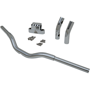 Handlebar - Kage Fighter - Pullback - 9" - Chrome LA-7336-06