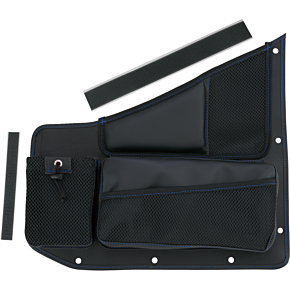 Kaliber Organizer - Passenger - Black w/ Blue Stitching H44-7PBLU