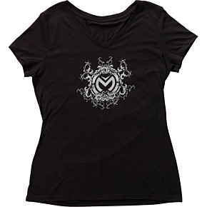 Women's Filigree T-Shirt - Black - Medium 3031-4025