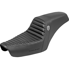 Step-Up Seat - Tuck-n-Roll - Black - Dyna '96-'03 SC89604T