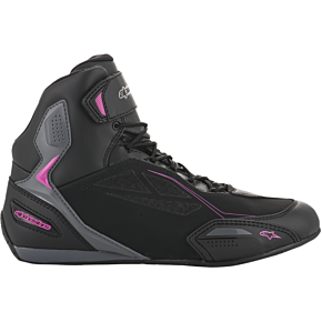 Alpinestars Faster-3 Drystar Shoes - Black/Gray/Pink - Size 6.5