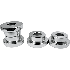 La Choppers Riser Bushings - Solid - Chrome LA-7400-50