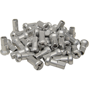 Moose Racing MX1 Nipple Set - Silver - 8 Gauge