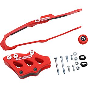 Tm Designworks Chain Guide/Slider - Honda - Red DCK-OR15-RD