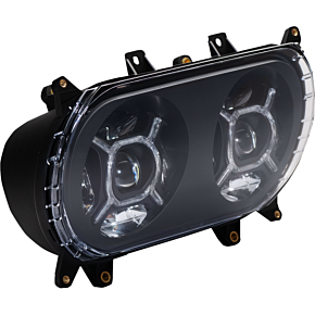 Custom Dynamics LED Headlight - Black - Road Glide CD-RG-H-B