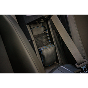 Center Console Kaliber Organizer - Black with Blue Stitching H44-3BLUE