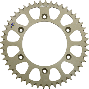 Sunstar Sprockets Rear Sprocket - 48 Tooth - Honda - Gold 5-355948