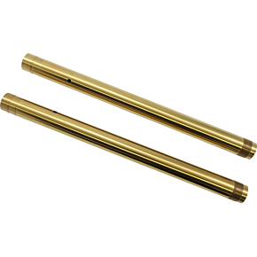 Custom Cycle Engineering Inverted Fork Tubes - Gold - 43 mm - Stock 710072