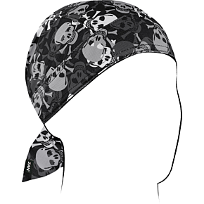 Flydanna® Micro-Mesh Polyester Headwrap - All Over Skull ZM424