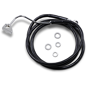 Brake Line - Front - Black - +10" with ABS 1741-3999