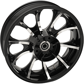 Coastal Moto Rear Wheel - Largo 3D - Single Disc/ABS - Black Cut - 18"x5.50" 3D-LGO185BCABST